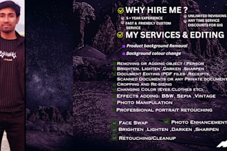 do adobe photoshop editing and image retouching