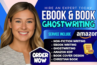 be self help ebook writer christian ebook romance ghostwriter non fiction ebook