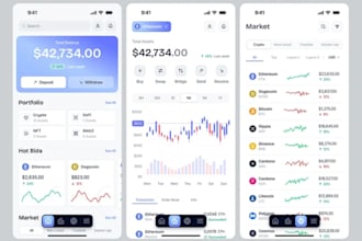 do UI UX design, dashboard, mobile app UI UX design figma ui design