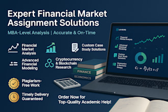 do expert financial market assignment solutions MBA level analysis