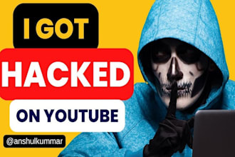 recover hacked youtube, whats app channel account professionally