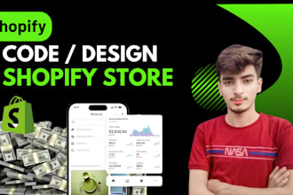 code and design a highconverting shopify store from scratch