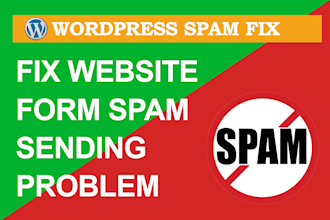 fix wordpress form spam and stop contact form spam emails