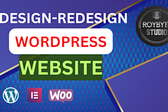 develop wordpress website design and responsive web design