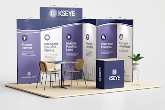 design custom trade show booth or exhibition booth for your event