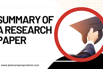 do research and summary