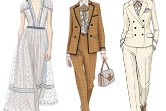 draw fashion illustration and sketches