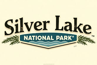 do silver lake national park vintage logo 1 day