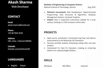 write a professional resume and cover letter that gets you hired