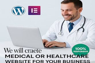 create medical or healthcare website for your business