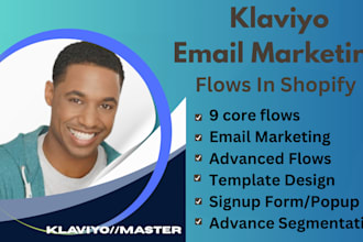 setup klaviyo email marketing flows shopify