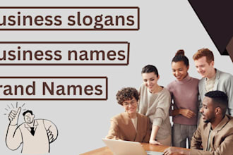 provide brand name and slogan ideas to make your business stand out