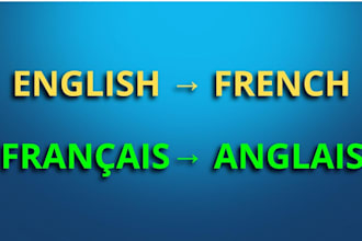 je vais traduire vos textes