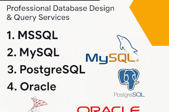 develop professional database also design queries and erd
