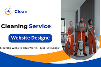 creat cleaning service, washing and laundry website