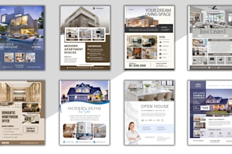 design professional commercial real estate flyer