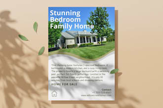 design a high converting real estate flyer