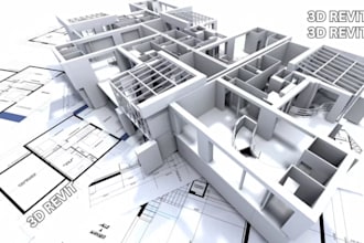 create revit 3d bim architecture bim model floor plan house plan revit bim