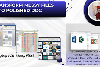 handle all your ms office tasks with precision and care