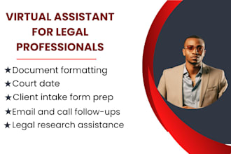 be your virtual assistant for legal professionals
