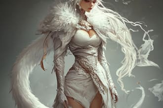 make a fantasy character art and character art