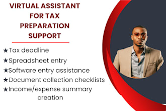 be your virtual assistant for tax preparation support