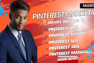 run pinterest marketing, ads campaign to get store sales