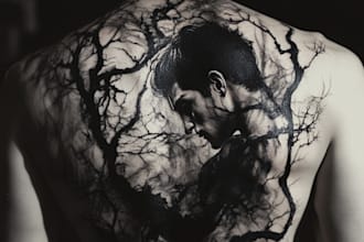 create old school or traditional tattoo style design