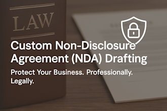 write a custom nda to protect your business confidentiality