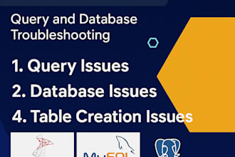 fix and resolve sql, mysql, oracle and postgres queries