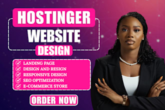 hostinger website design hostinger website redesign business website