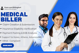 be your medical biller and manage your complete billing process
