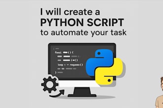 develop a custom python bot for automation
