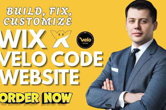 custom wix velo code wix studio website wix database fix wix code html css bugs