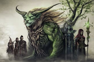 draw fantasy or dnd creatures and monsters