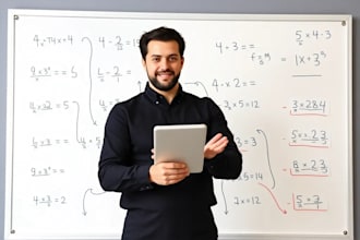 tutor you algebra, calculus and trigonometry