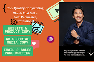 create high converting copy for websites, ads, and more