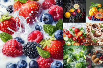 create an ai food poster to advertise food