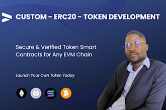 create your custom erc20 token on evm