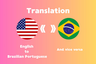 translate from english to brazilian portuguese