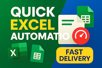 automate excel and google sheets to save time with expert spreadsheet solutions
