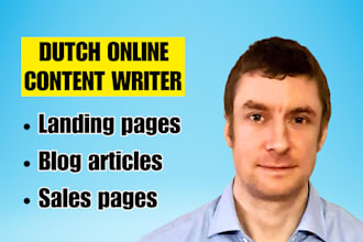 write dutch SEO blog post articles as your content writer