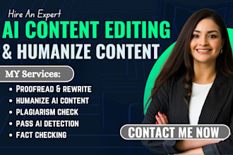 proofread, manually edit, rewrite, paraphrase, rephrase, humanize ai content
