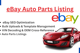 do ebay auto parts listings virtual assistant oem aftermarket fitment expert
