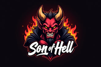 make unique son of hell logo for you in just two days