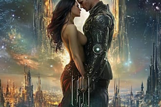 design fantasy, romance and sci fi book covers