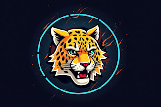 create outstanding leopard logo with express delivery
