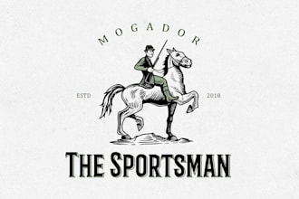 design a bold and professional hunter logo