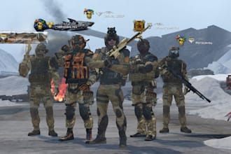 3d print weapon models, 3d gun models, 3d rigged characters, 3d texture artist