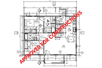 design modern architecture house plan and residential building mep city permit